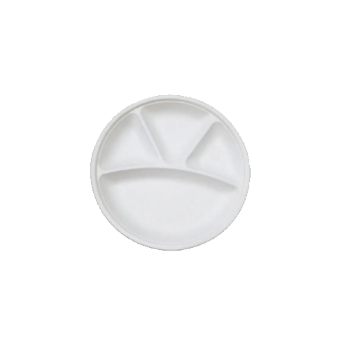 11 Inch 4 Compartment Round Plate